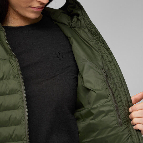 Fjällräven Expeditie Lätt Hoodie W, 662 Diep Bos, L