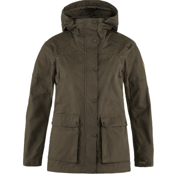Fjällräven Forest Hybrid Jas W, 633 Donker Olijf, L