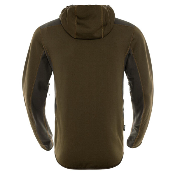 Härkila Deer Stalker Fleece Hoodie , Wilgengroen/Schaduwbruin maat XXL