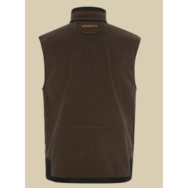 Härkila Kamko fleece vest, Bruin/Rood maat XL