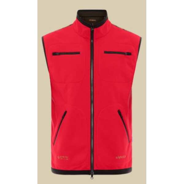 Härkila Kamko fleece vest, Bruin/Rood maat XL