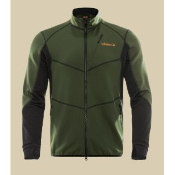 Härkila Scandinavisch fleecejack, Duffelgroen/Zwart, maat XXL