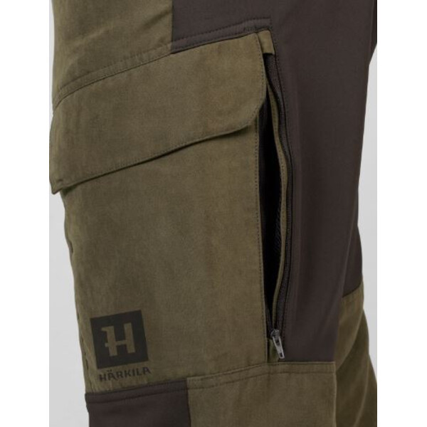 Härkila Scandinavische broek, Wilgengroen/Diepbruin, maat 50