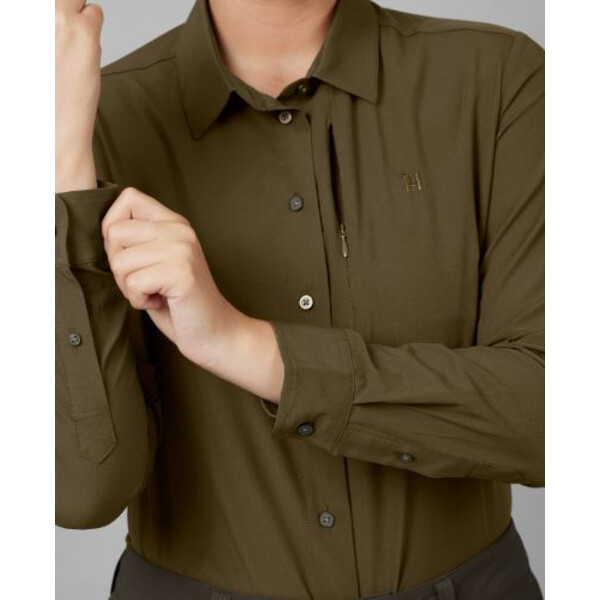 Härkila Trail blouse, Willow groen maat XL