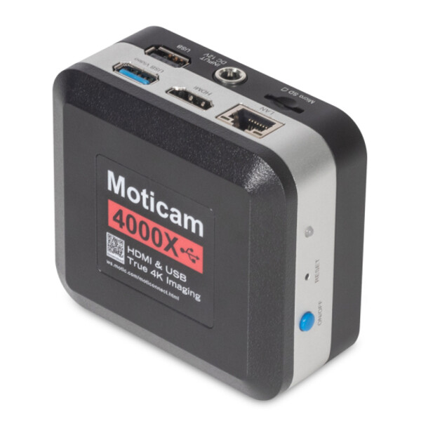 Motic camera 4000X, kleur, 8MP, CMOS, 1/2.8, HDMI/USB/Lan & USB, 1,45 µm