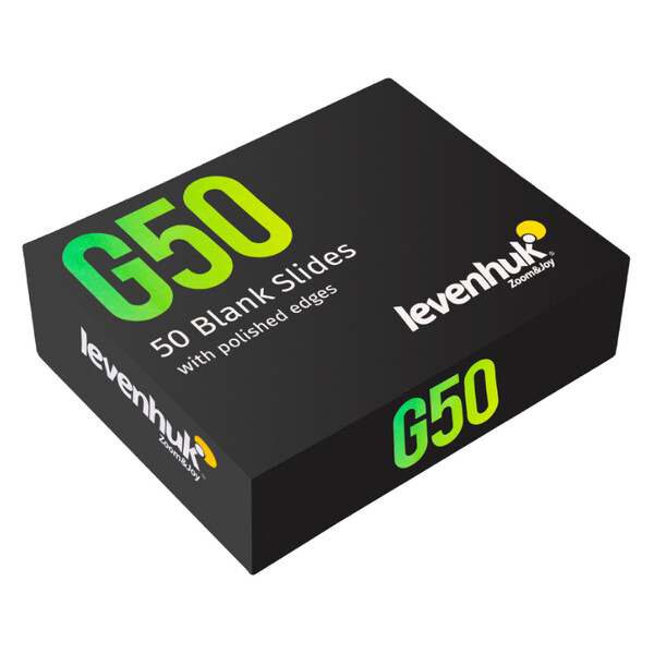 Levenhuk Microscoopglaasjes G50 50 stuks