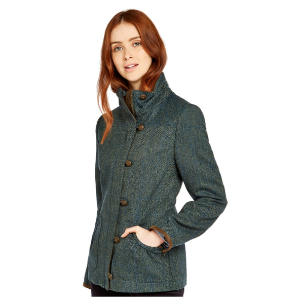 Dubarry of Ireland Tweed jasje Bracken 89 Mist maat 40