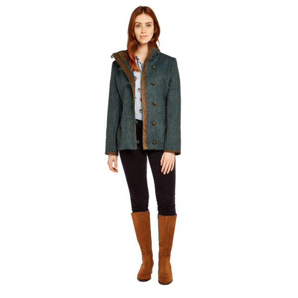 Dubarry of Ireland Tweed jasje Bracken 89 Mist maat 40
