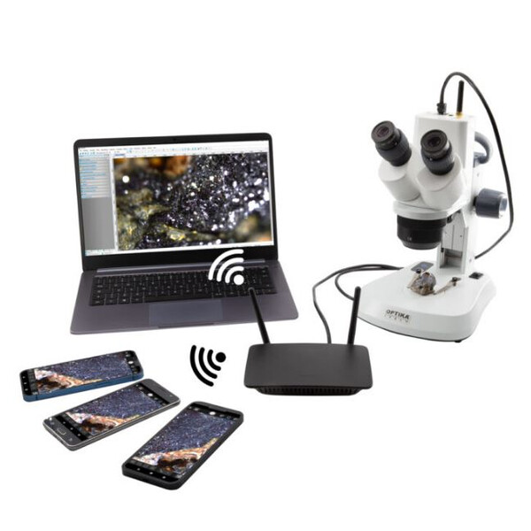 Optika Microscoop , SFX DigitalDigital WI-FI, 10x 20x 40x, LED, invallend en doorgelaten licht