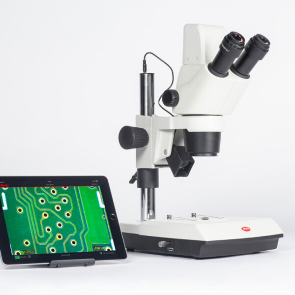 Motic Microscoop SMZ-171iX, digital, 7.5x-50x, w.d. 110mm, 4 MP, 1/3", Wifi/Lan