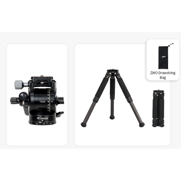 ZWO Carbon statief TC20+TH10 Seestar Smart Telescope
