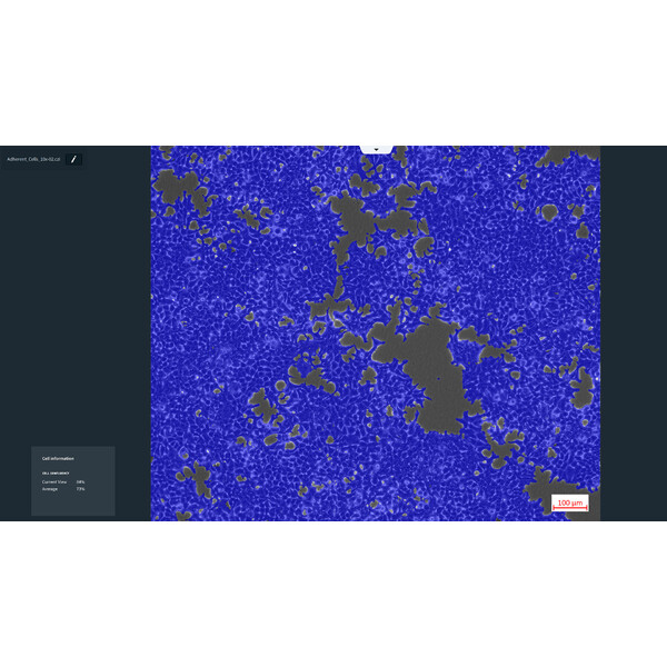 ZEISS software Labscope-module AI Cell Confluency DLic