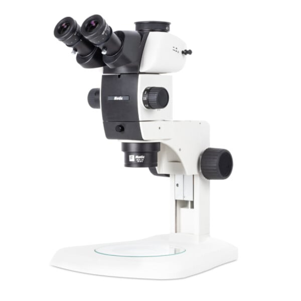 Motic Stereo zoom microscoop SM7TR-P A1X, trino, 8-56X, wd 90 mm, 7:1