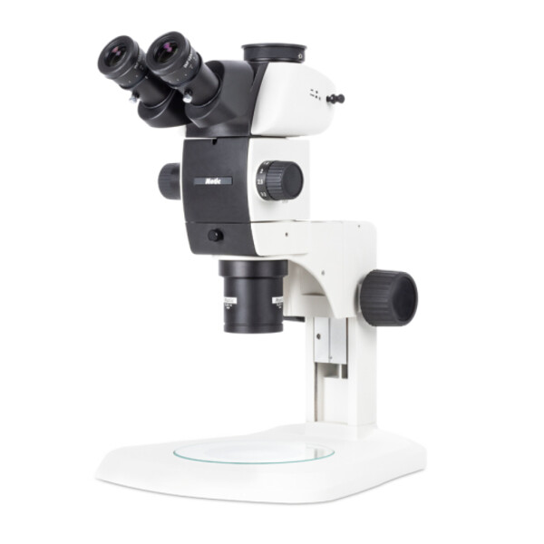 Motic Stereo zoom microscoop SM7TR-P APO1X, trino, 8-56X, WD 81 mm, 7:1