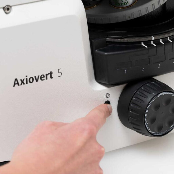 ZEISS Microscoop Axiovert 5 Digital, PH, FL, 50-400x, 0,4 NA, LED, 5 MP, mono