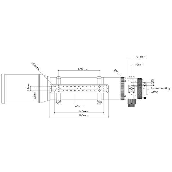 Askar Apochromatische refractor AP 120/840 Triplet OTA