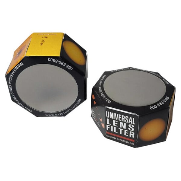 DayStar Zonnefilters White-Light Universal Lens (2-Pack, 50-69 mm)