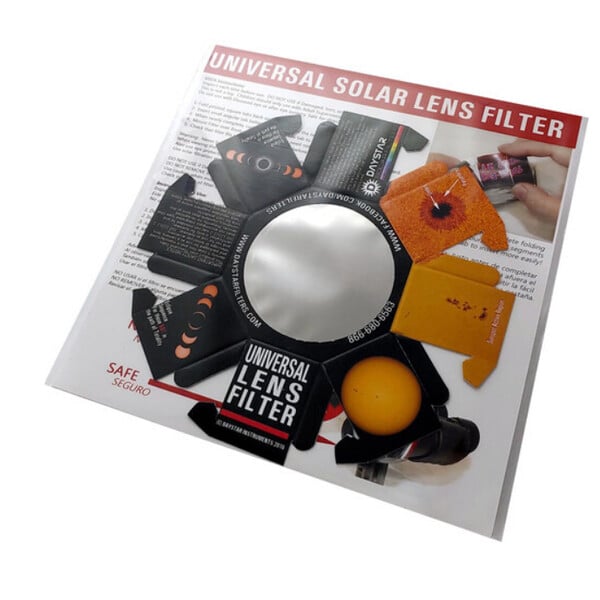 DayStar Zonnefilters White-Light Universal Lens (2-Pack, 50-69 mm)