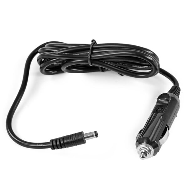Omegon Kabel 12V 10A sigarettenaansteker - 5,5-2,1 mm 2 m