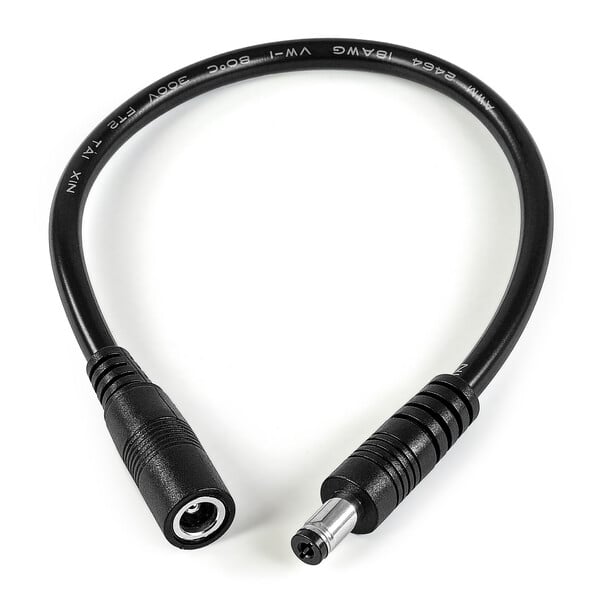 Omegon Kabel Adapter 5,5-2,5 (vrouwelijk, pin) - 5,5-2,1 (mannelijk)