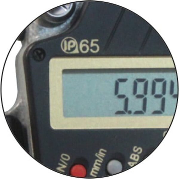 (SP) 25 mm digitale schroefmaat met ratel, 0,001 mm, IP 65, DIN 863 - Metav IndustryLine