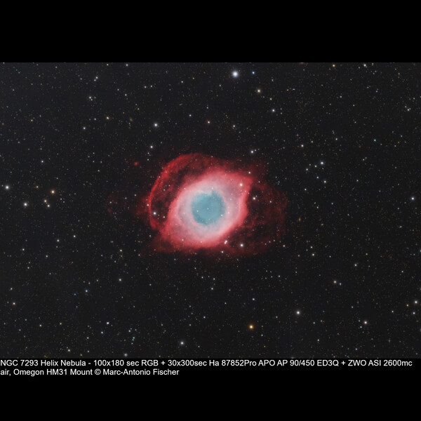 Omegon apochromatische refractor Pro APO AP 90/450 ED3Q OTA