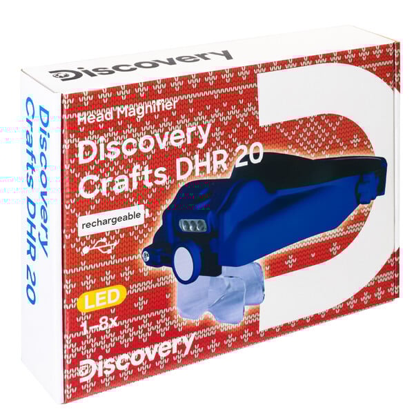 Discovery Vergrootglazen Crafts DHR 20 1/1,5/2/2,5/3,5/8x 100x43 LED