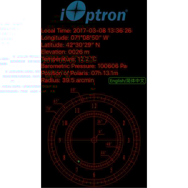 iOptron Poolzoeker AccuAlign HST