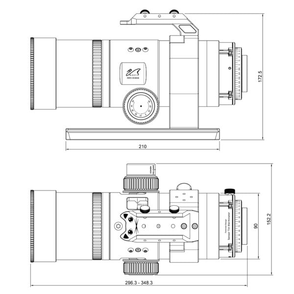 William Optics Apochromatische refractor AP 56/269 UltraCat 56 WIFD