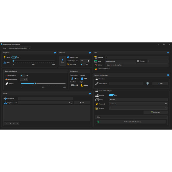 PegasusAstro flatfieldmasker FlatMaster 120 Neo