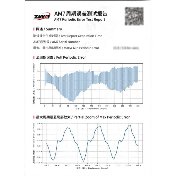 ZWO Montering AM7 Harmonic Equatorial