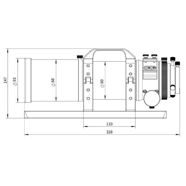 Askar Apochromatische refractor AP 65/416 65PHQ OTA