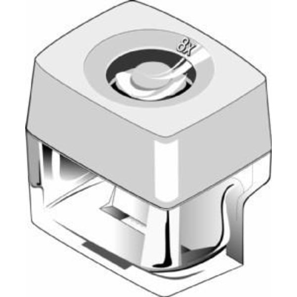 Euromex Vergrootglazen Microloep, 8x, 10mm/100delen