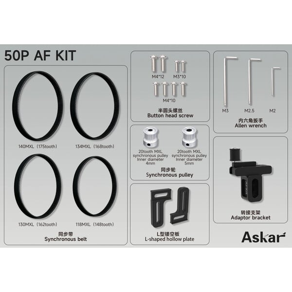 Askar Motoranbaukit für 50P