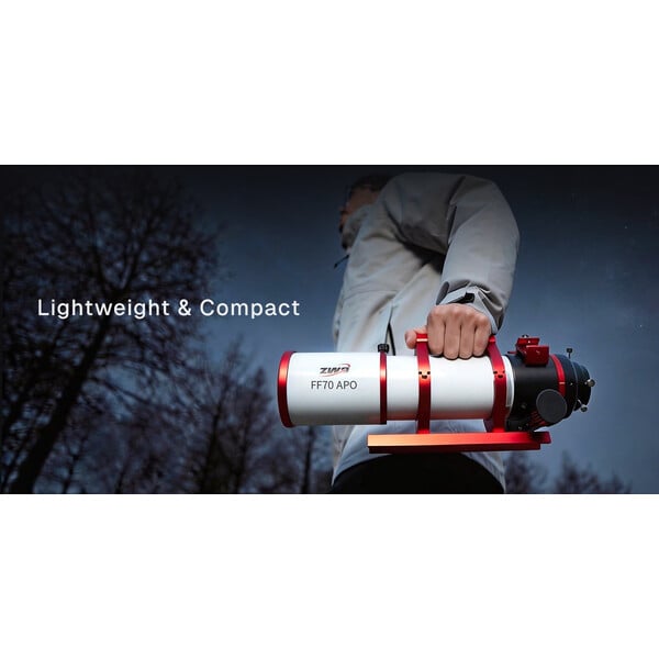 ZWO Apochromatische refractor AP 70/490 FF70