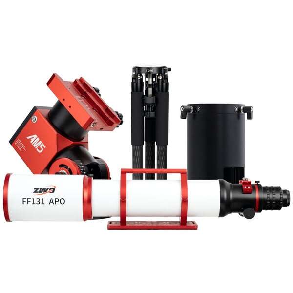 ZWO Apochromatische refractor AP 131/983 FF131 AM5N+PE200+TC40