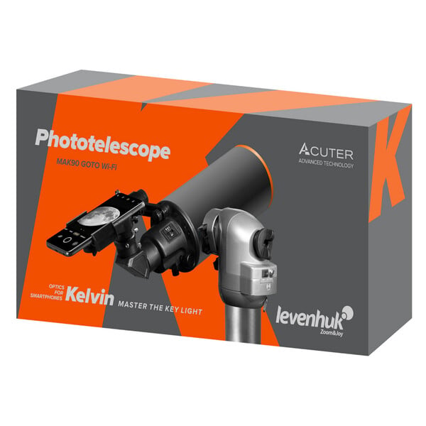 Levenhuk Maksutov telescoop MC 90/1170 MAK90 AZ GOTO Wi-Fi