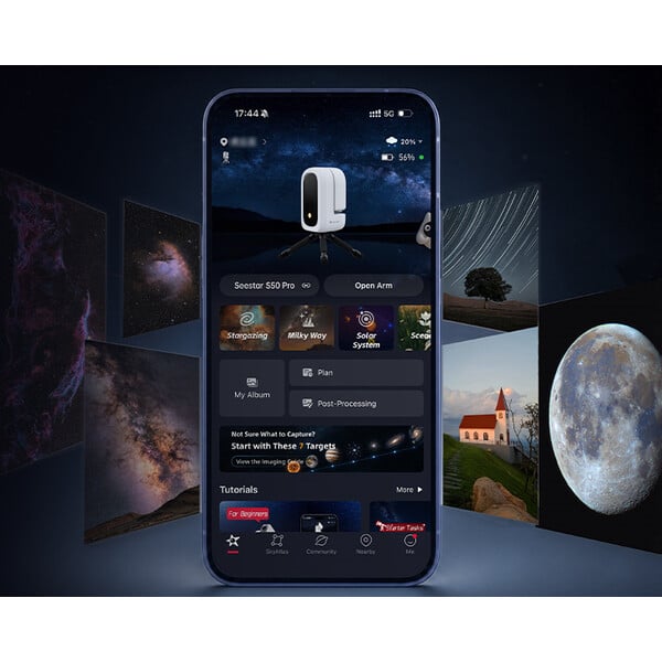 ZWO Smart Telescope AP 50/260 Seestar S50 Pro