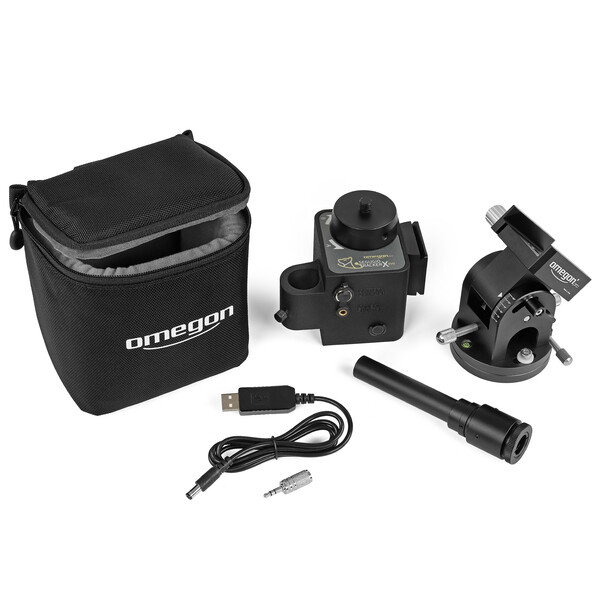 Omegon Montering Segugio Tracker-set met Deluxe-polar wedge en poolzoeker