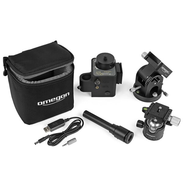 Omegon Montering Segugio Tracker-set met balhoofd, Deluxe-polar wedge en poolzoeker