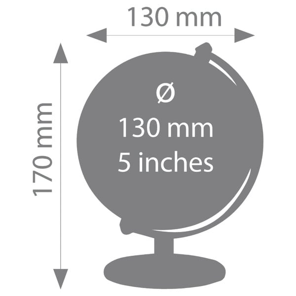 TROIKA Mini globe Gagarin 13cm