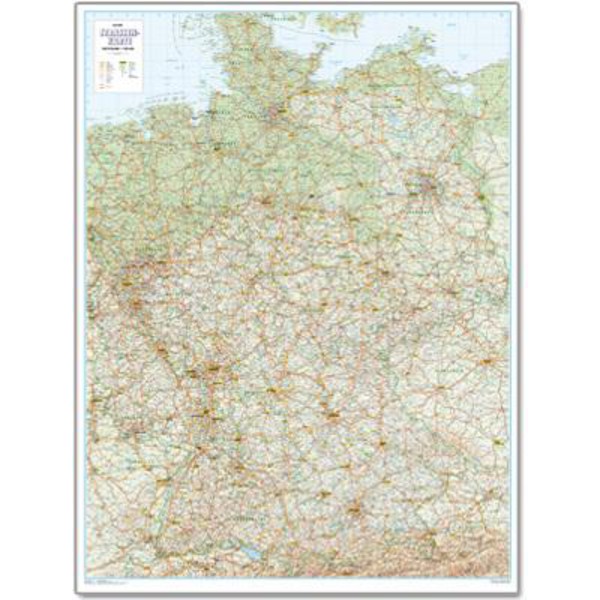 Bacher Verlag Wegenkaart Duitsland 1:700.000 (Duits)