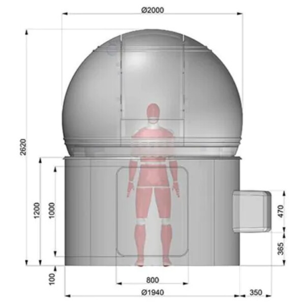 ScopeDome 2M Tower 120H