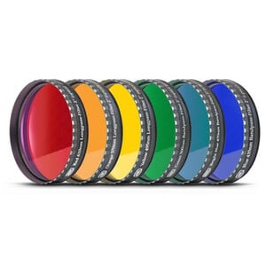 Baader Oculair filterset, 2", 6 kleuren (planoptisch gepolijst)