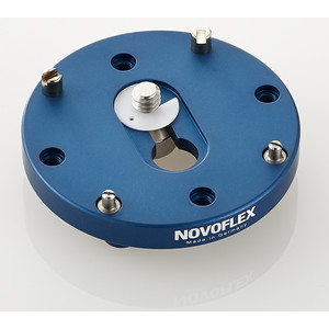 Novoflex Q=PL 6x6 snelkoppelingsplaat, rond, zwenkvast