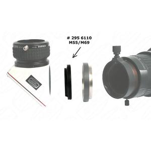 Baader Adapter, voor 2" CL Zenitspiegel M55 / M68 voor aansluiting op de M68 ZEISS-schroefdraad