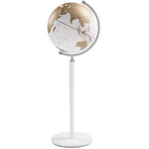 Zoffoli Staande globe Vasco da Gama All White 40cm