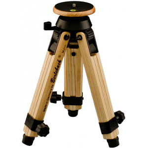 Berlebach Houten tripod Ministatief, met nivellering