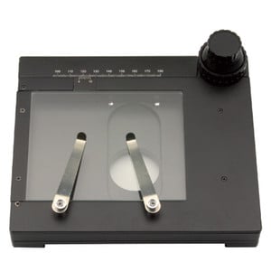 Optika ST-110 mobiele objecttafel, met coaxiale knoppen