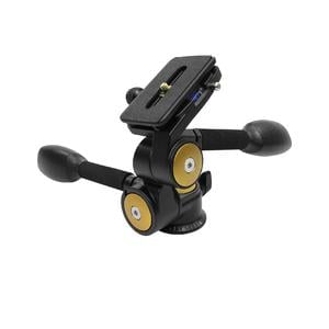 Omegon Driewegkop 3-Wege-Neiger Pro Stativ-Panoramakopf PD80